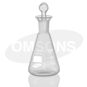Flask Iodine with Funnel Shaped Cup and Stopper _ESMC, Germany