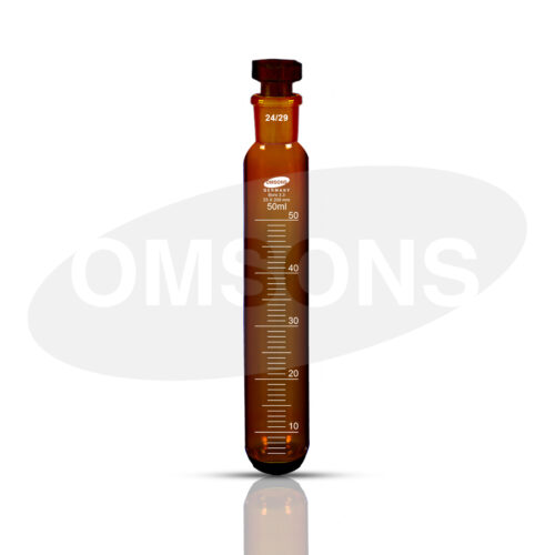 Test Tube Amber Colour With joint and stopper ESMC Germany