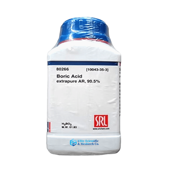 Boric Acid Extra pure AR Grade, 99.5% (H3BO3) 500GM