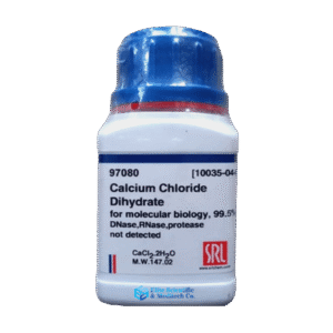 Calcium Chloride Dihydrate for molecular biology (CaCI2.2H2O), 99.5%, 100Gm