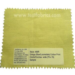 Testfabrics 100% Bleached Mercerized Cotton Fabric 5 Mtr