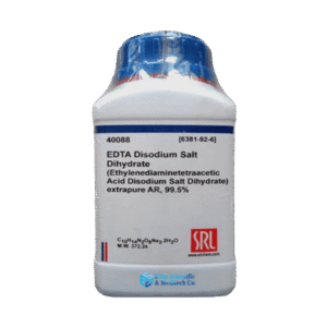 EDTA Disodium Salt Dihydrate (C10H14N2O8Na2.2H2O), 99.5% 100Gm