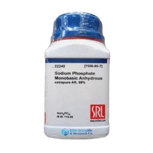 Sodium Phosphate Monobasic Anhydrous Extra pure AR (NaH2PO4), 99% 500Gm