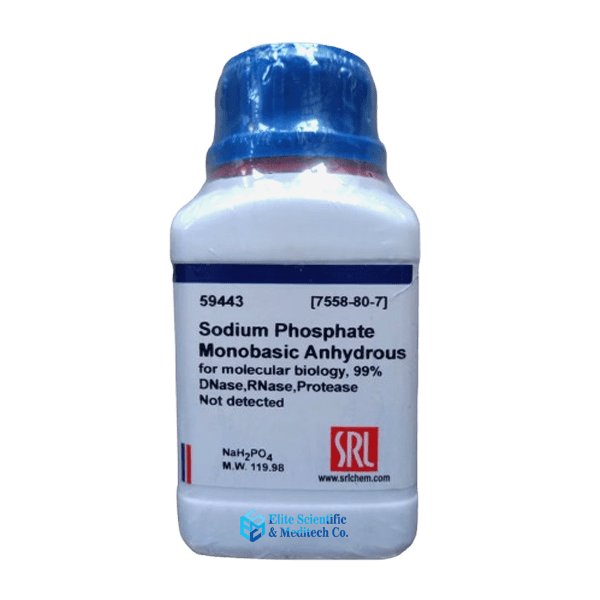 Sodium Phosphate Monobasic Anhydrous (NaH2PO4), 99% 250Gm