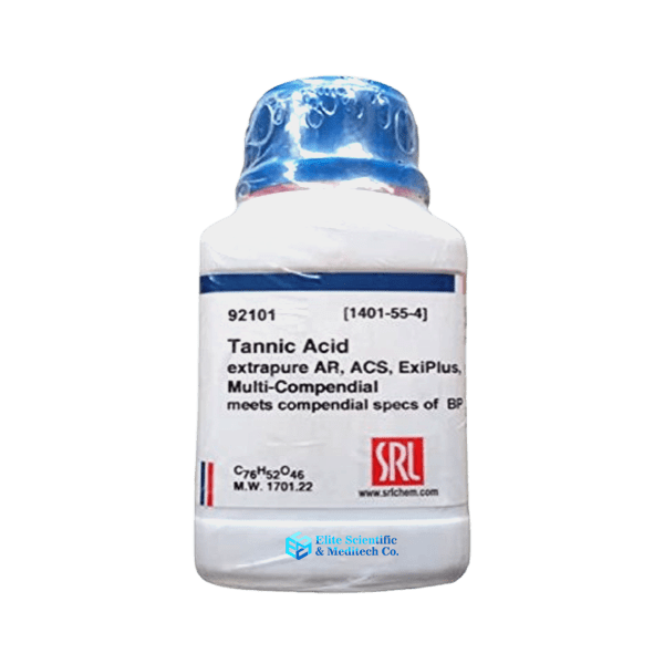Tannic Acid extrapure AR, ACS, Grade 100Gm
