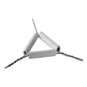 Triangles, Galvanized steel wire, ESMC, Marienfeld, Germany