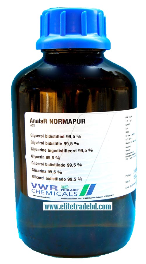 Glycerine 99.5% Analar NORMAPUR® ACS redistilled