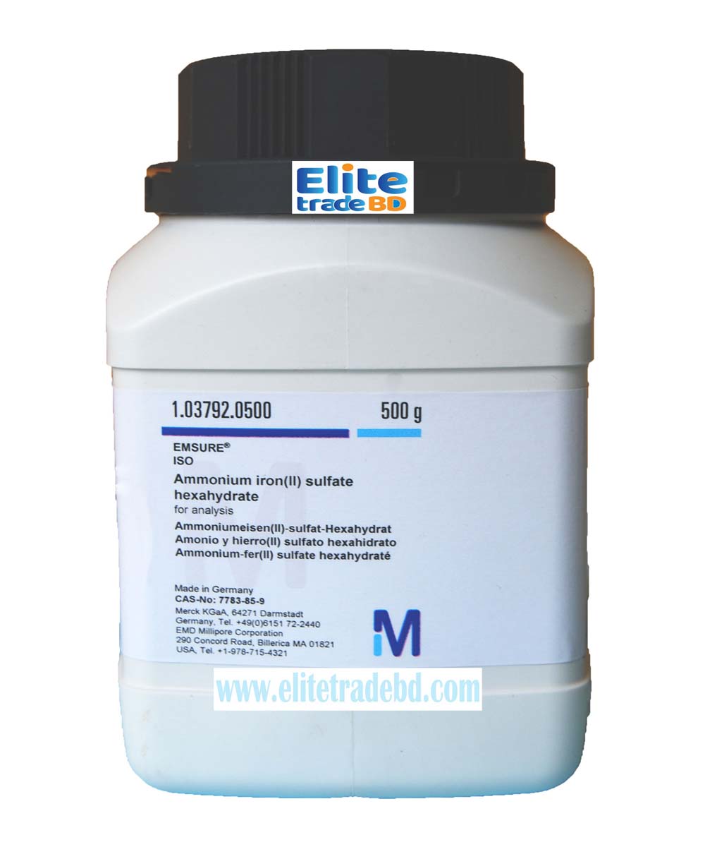 Ammonium iron (II) sulfate hexahydrate for analysis EMSURE® ISO