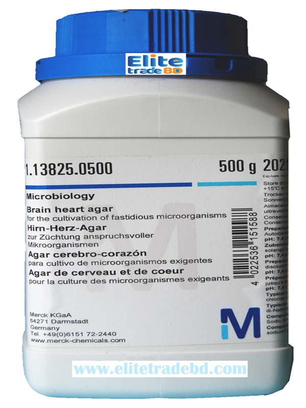 Brain heart agar for the cultivation of fastidious micro organisms