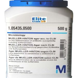 MUELLER-HINTON agar acc to CLSI for the determination of antibiotic susceptibility including sulfonamides