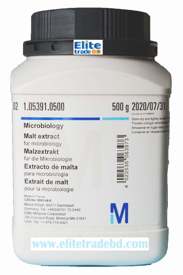 Malt extract for microbiology