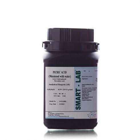 Picric acid, C6H3N3O7