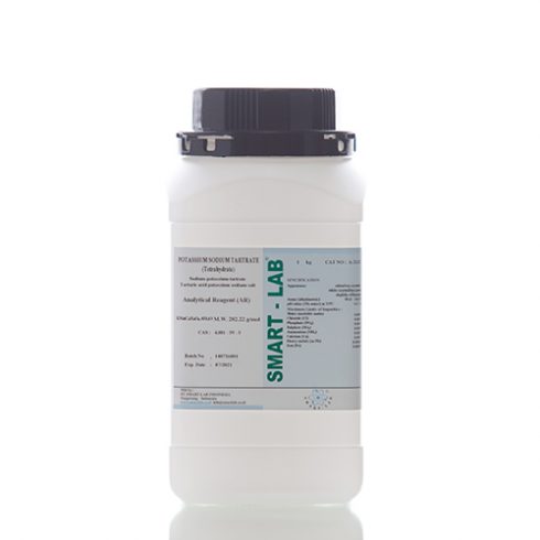 Potassium sodium tartrate tetrahydrate, C4H4KNaO6.4H2O