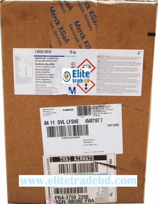 Sodium disulfite (sodium metabisulfite) EMPROVE®