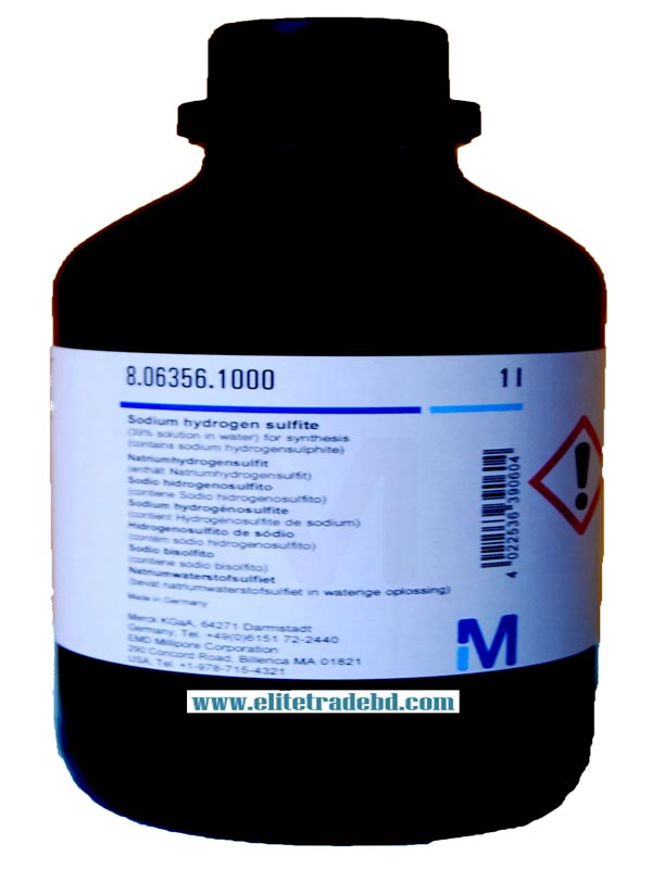 Sodium bisulfite solution for synthesis
