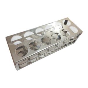 Stainless steel test tube rack 30mm 12 hole