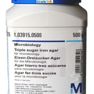 Triple sugar iron agar for microbiology
