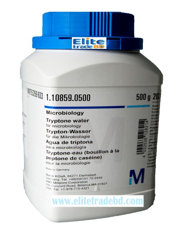 Tryptone water for microbiology