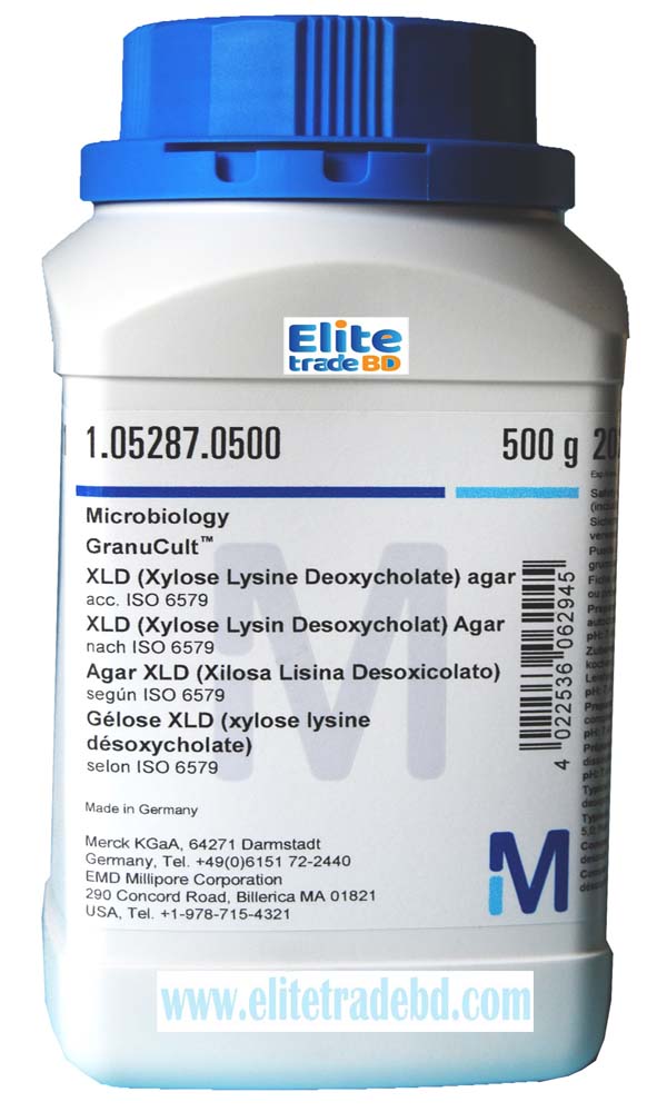 XLD (Xylose Lysine Deoxycholate) agar acc ISO 6579