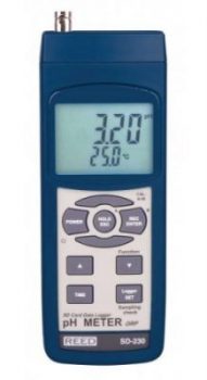 pH/ORP Meter, Data Logging, REED SD-230