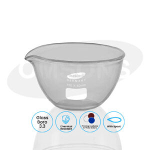 Dishes Evaporating Flat Bottom With Pour Out _ESMC, Germany