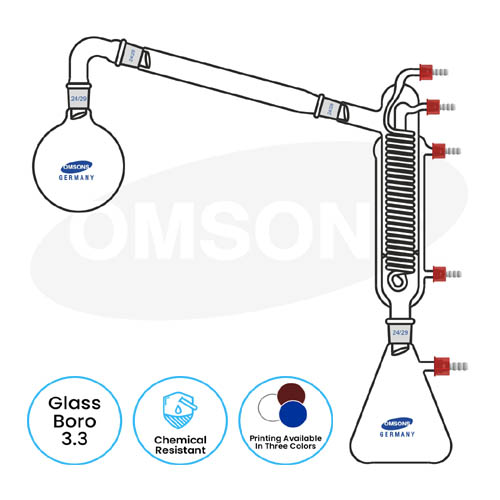 Solvent Recovery Assembly with Conical flask _ESMC, Germany
