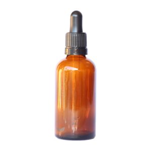 Amber glass dropping bottle 50 ml