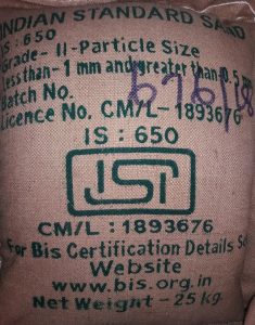 Indian Standard Sand, Grade-II, Physics Lab, India