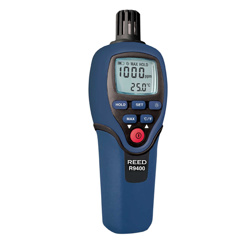 Carbon Monoxide Meter with Temperature, REED R9400