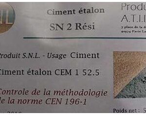 Reference cement