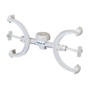 Burette clamp Polypropylene double for laboratory use Polylab