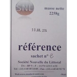 MBE reference sand