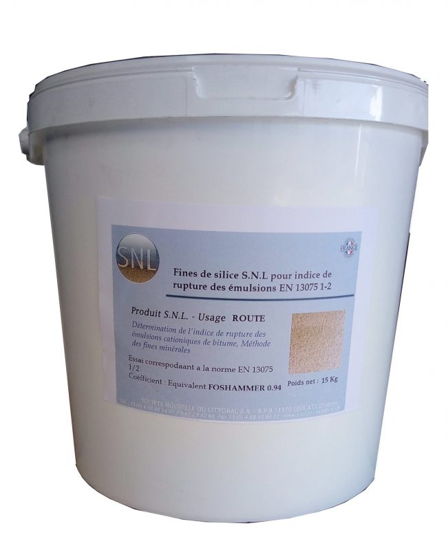 Silica fines EN 13075 1-2