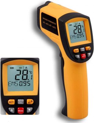 Infrared thermometer gun tester_Non contact IR laser, Toptekits GM900