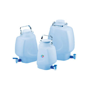 Rectangular Carboy with Stopcock HDPE _ESMC, Tarsons