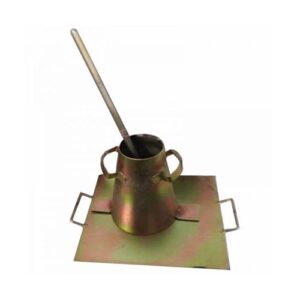 Slump cone set [Cone, Base plate, Rod]