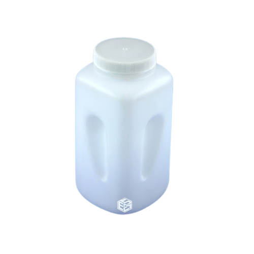 Wide Mouth Square Bottle 4000 ml Plastic_ESMC_Polylab
