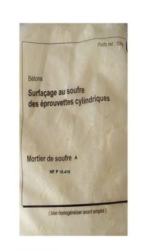 Sulfur mortar