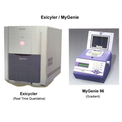 Thermo Cycler, Exicycler and MyGenie, ESMC, Humanlab, Korea