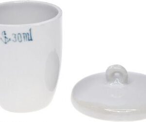 Porcelain Crucible & Lid